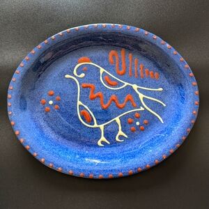 Bird Redware Pottery signed by artist